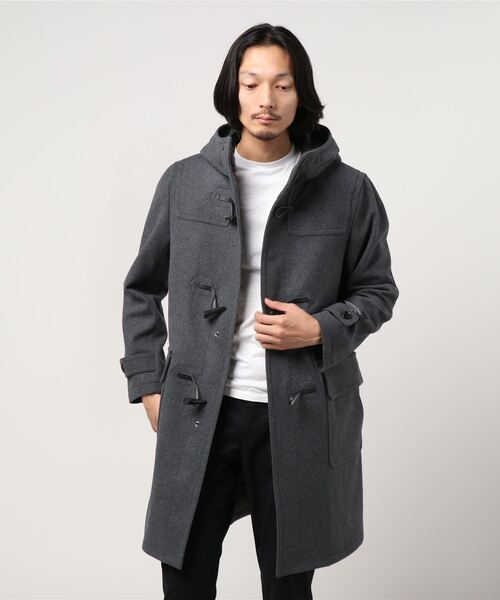 NANO universe（ナノ・ユニバース） ダッフルコート MEDIUM チャコール