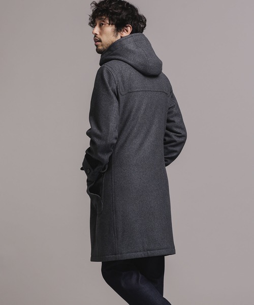 NANO universe（ナノ・ユニバース） ダッフルコート MEDIUM チャコール