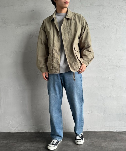 JEANS FACTORY M-51ジャケット オフホワイト Mサイズ ナイロン JEANS FACTORY M-51ジャケット オフホワイト Mサイズ ナイロン