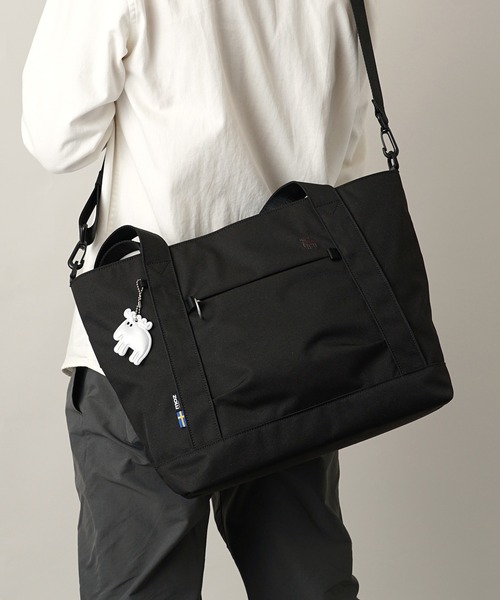 moz（モズ） トートバッグ 撥水 A4サイズ収納可 2WAYショルダーバッグ