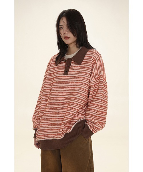 MASONPRINCE ニット MASONPRINCE 「MASONPRINCE」 長袖ニット M レッド系その他