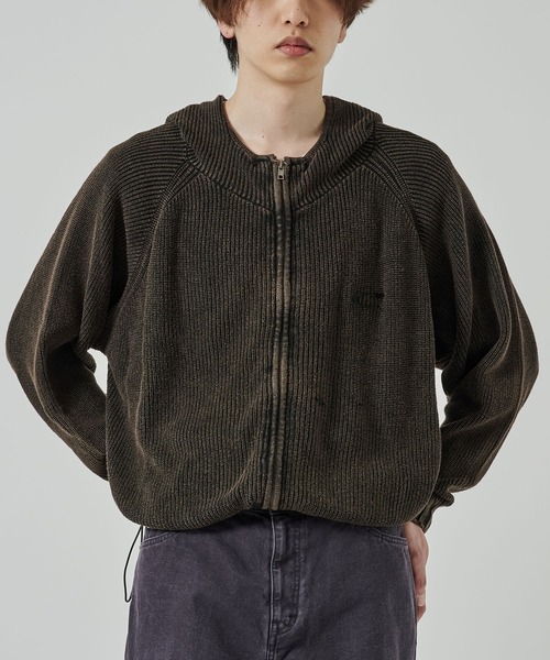 F-LAGSTUF-F（フラグスタフ） ブルゾン アウター CPG KNIT DYE JACKET