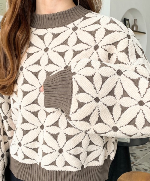 「moment+」 長袖ニット M ブラック レディース_画像5