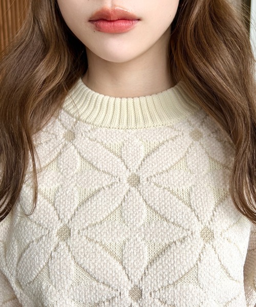 「moment+」 長袖ニット M ブラック レディース_画像6