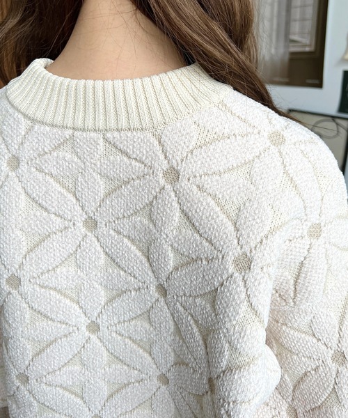 「moment+」 長袖ニット M ブラック レディース_画像8