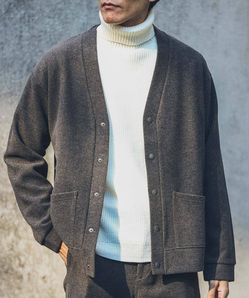 「URBAN RESEARCH Sonny Label」 タートルネックニット LARGE カーキ メンズ_画像8