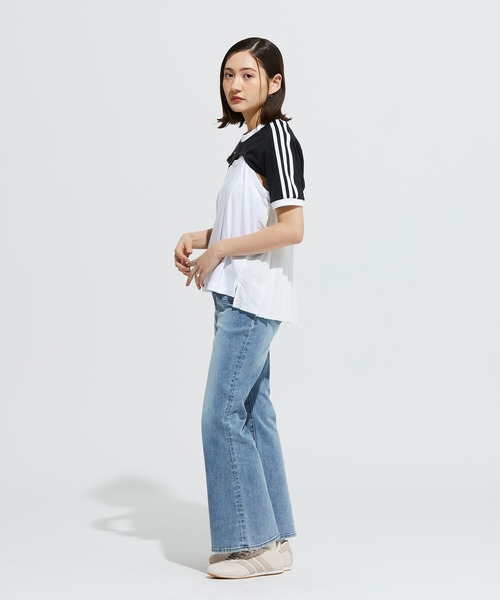 tシャツ アディダス オリジナルス R3CD カリ半袖Tシャツ / アディダスオリジナルス adidas Originals レディース アディダス プレミアム カリ半袖Tシャツ - ブラック