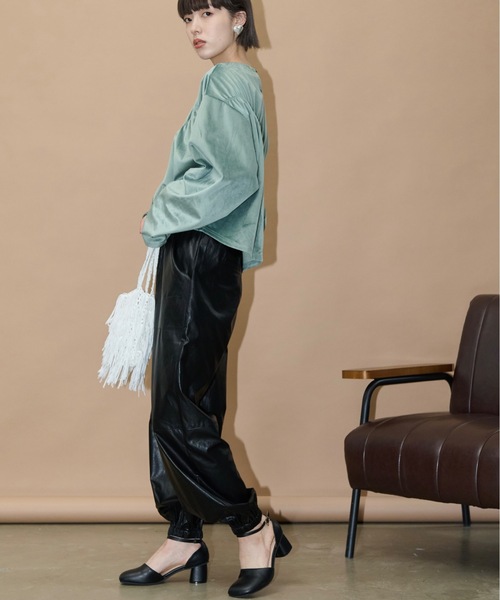 「THE YOn」 イージーパンツ FREE シルバー レディース_画像4