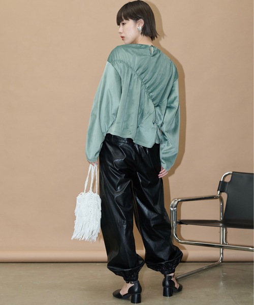 「THE YOn」 イージーパンツ FREE シルバー レディース_画像5