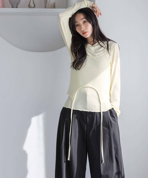 LOWRYS FARM（ローリーズファーム） tシャツ キャミ2PセットLS