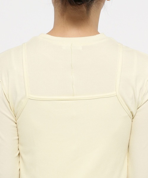 LOWRYS FARM（ローリーズファーム） tシャツ キャミ2PセットLS