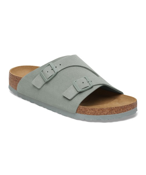 ★美品★【ビルケンシュトック】チューリッヒ　グリーングレー　26.0 40 BIRKENSTOCK ビルケンシュトック Zurich チューリッヒ スエード