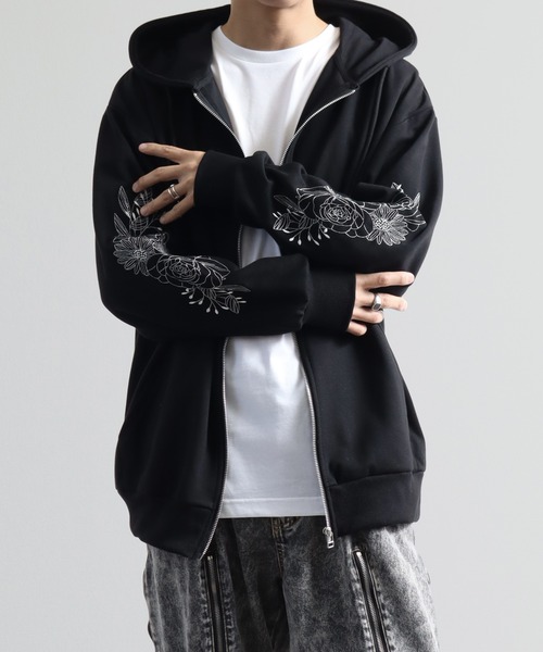 【着用済】BUCK-TICK フラワーズパーカー 着用済】BUCK-TICK フラワーズパーカー 着用済】BUCK-TICK フラワーズ