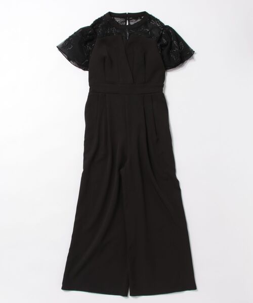 My shawty パンツドレス 2way fringe lace pants dress