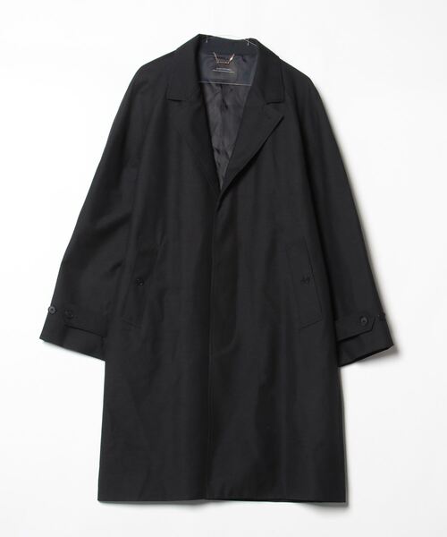 giuliano grossoni カシミヤ チェスターコート ロング丈 94A4 黒系