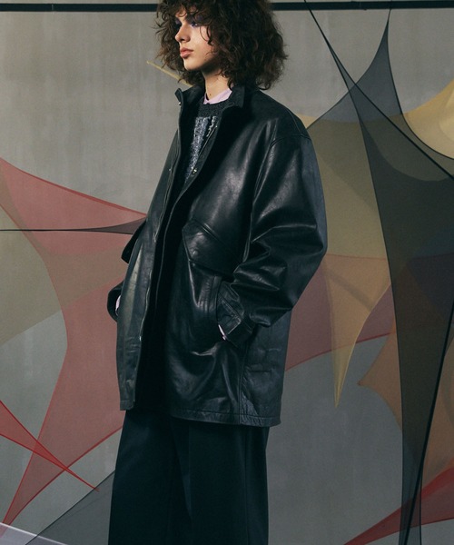 【極美品】MAISON SPECIAL ブラック レザー ジャケット 01 極美品】MAISON SPECIAL ブラック レザー ジャケット 01 MAISON