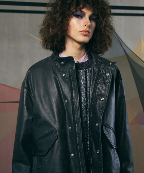MAISON SPECIAL（メゾンスペシャル） レザージャケット 1 ブラック