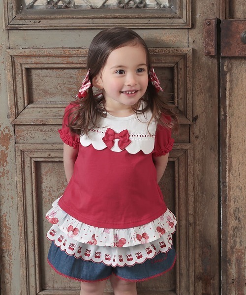 coeur a tシャツ 半袖Tシャツ キッズ 子供服 女の子 : ZOZOTOWN Yahoo 