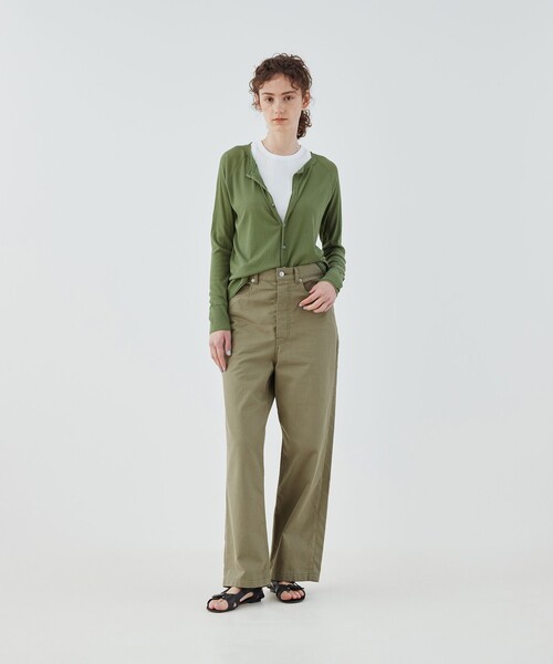 【GALERIE VIE】 ガーゼフライス クルーネックカーディガン ガーゼフライス クルーネックカーディガン | GALERIE VIE (Women