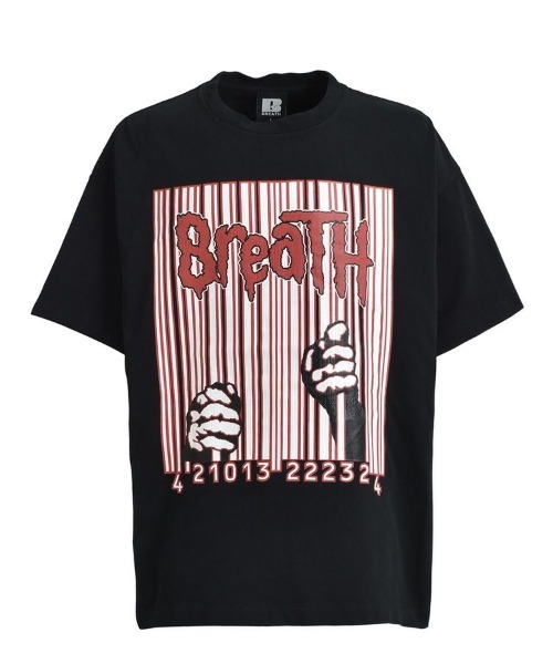 BREATH tシャツ 「BREATH」FREE LOGO TEE / ブラック 「BR25SS-C5019