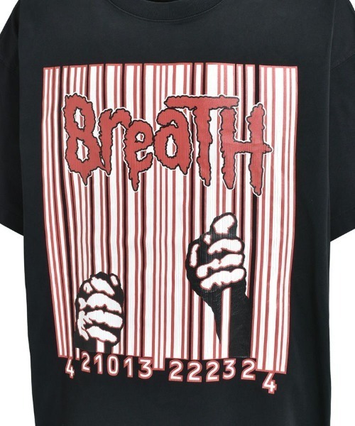 BREATH tシャツ 「BREATH」FREE LOGO TEE / ブラック 「BR25SS-C5019