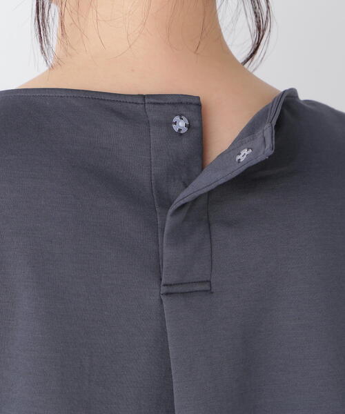 tシャツ 「接触冷感」ラッセルレースドッキングカットソープルオーバー レディースの画像