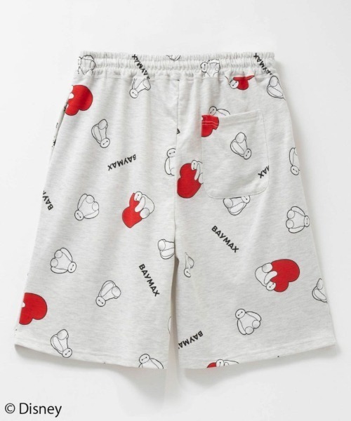 パンツ キャラクター総柄ハーフパンツ メンズ レディース