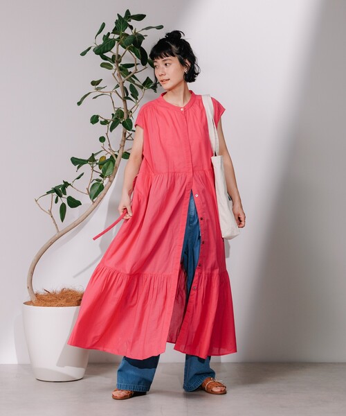 FREAK'S STORE（フリークスストア） シャツワンピース インド 前開き