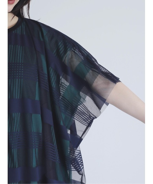 ZUCCa ワンピース (S)チュールチェック : ZOZOTOWN Yahoo!店