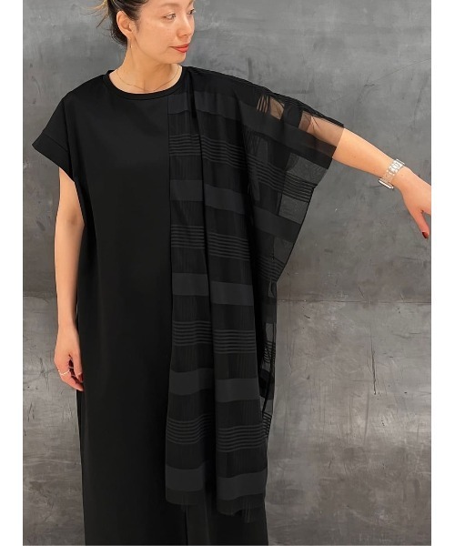 ZUCCa ワンピース (S)チュールチェック / S : ZOZOTOWN Yahoo!店