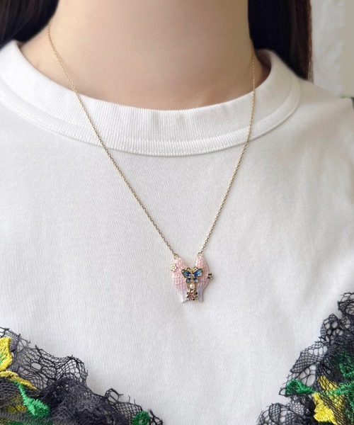 ANNA SUIのネックレス！美品です。 ANNA SUI（アナスイ） ネックレス バタフライ鍵モチーフ ネックレス