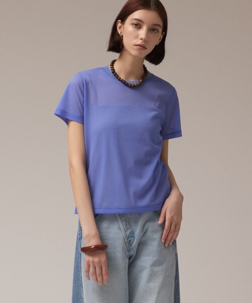Diagram tシャツ 半袖 シアーカットトップ レディース : ZOZOTOWN