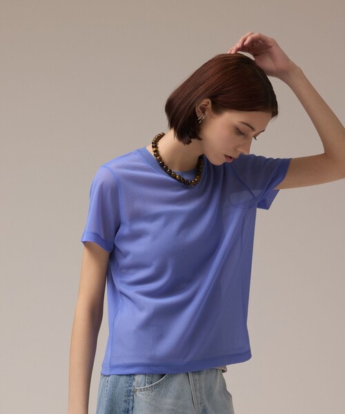 Diagram tシャツ 半袖 シアーカットトップ レディース : ZOZOTOWN