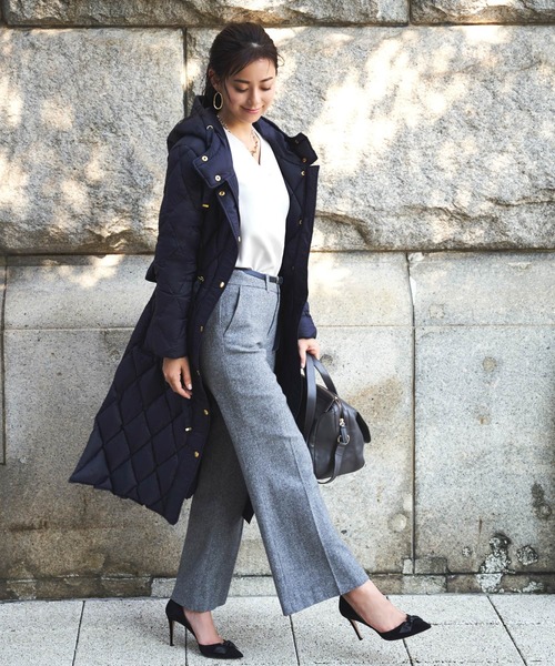 RUIRUE BOUTIQUE（ルイルエブティック） ダウンコート M ネイビー