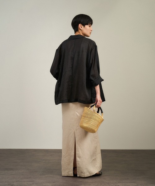 SALON adam et rope' ジャケット テーラードジャケット シアー