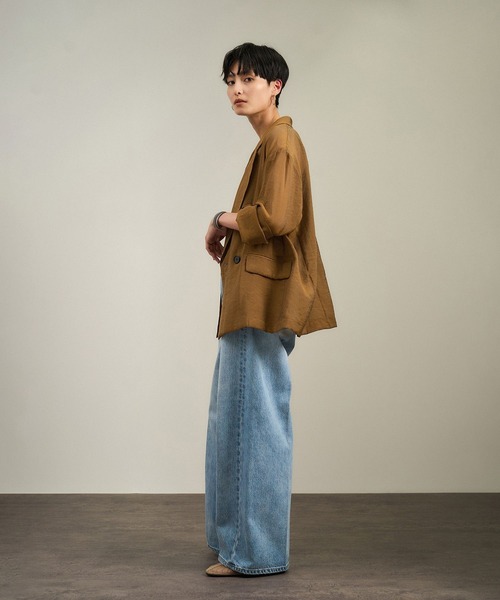 SALON adam et rope' ジャケット テーラードジャケット シアー
