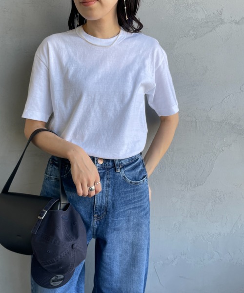 tシャツ 「MEYAME/メヤメ」 BLANK クルーネックTシャツ レディース