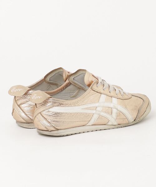 Onitsuka Tiger スニーカー ベージュ/ピンク Onitsuka Tiger 「Onitsuka Tiger」 ローカットスニーカー 24.5