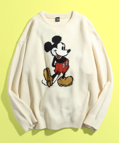 Disney（ディズニー） 長袖ニット M クリーム メンズ : ZOZOTOWN Yahoo