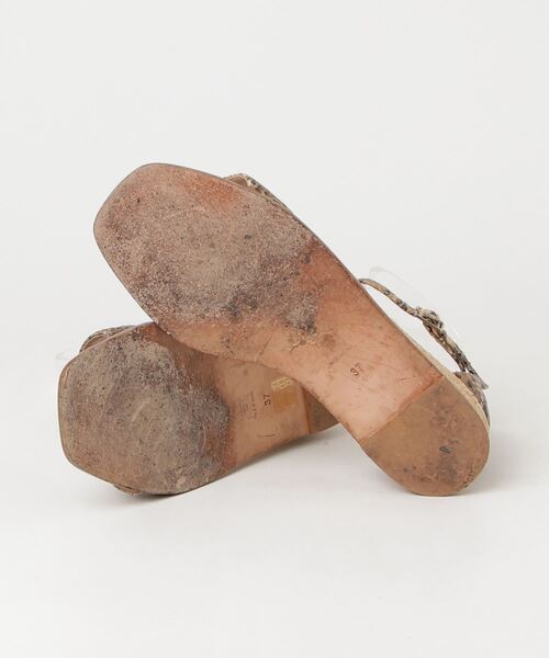 「PELLICO SUNNY」 ヒールサンダル 37 ベージュ レディース_画像3