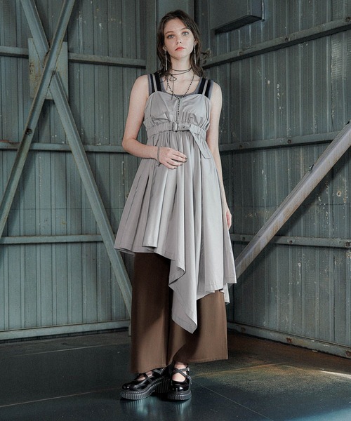 新品タグ付き HARE プリーツミニキャミワンピース HARE（ハレ） ワンピース イレヘムキャミワンピース(HARE) : ZOZOTOWN