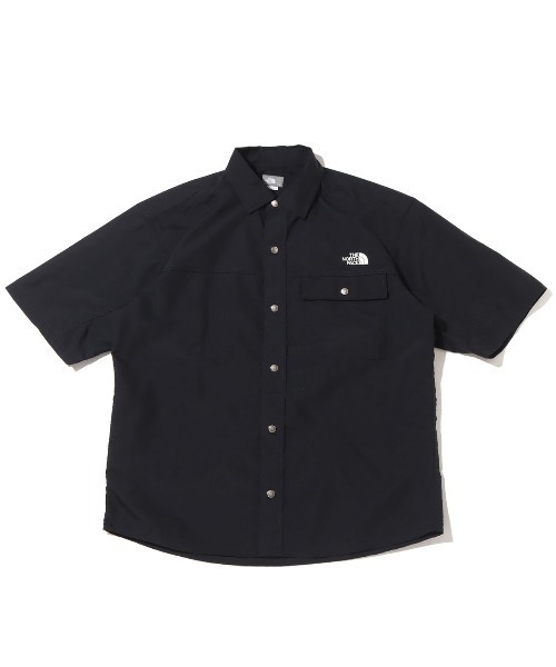 THE NORTH FACE 「THE FACE」 半袖シャツ M オリーブ メンズ