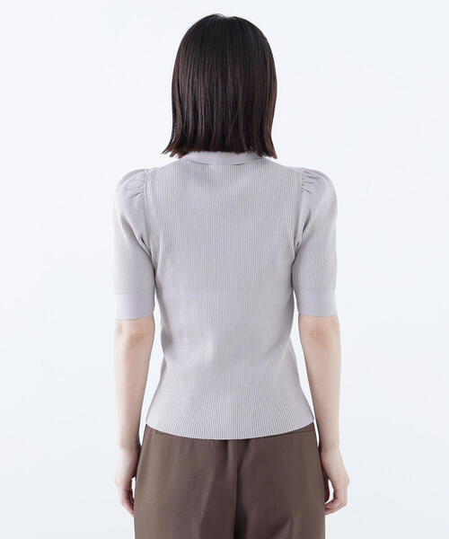 ニット セーター ボウタイリブニット レディース NATURAL BEAUTY BASIC ニット セーター ボウタイリブニット