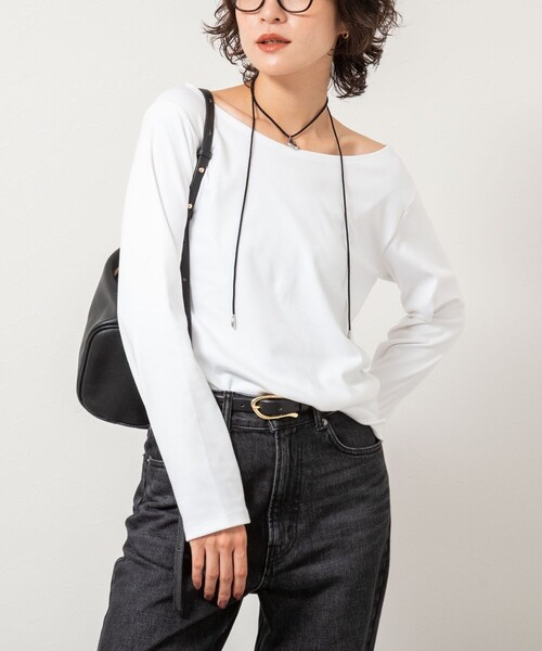 Rie Miller（リエミラー） tシャツ 2WAYロンT レディース : ZOZOTOWN