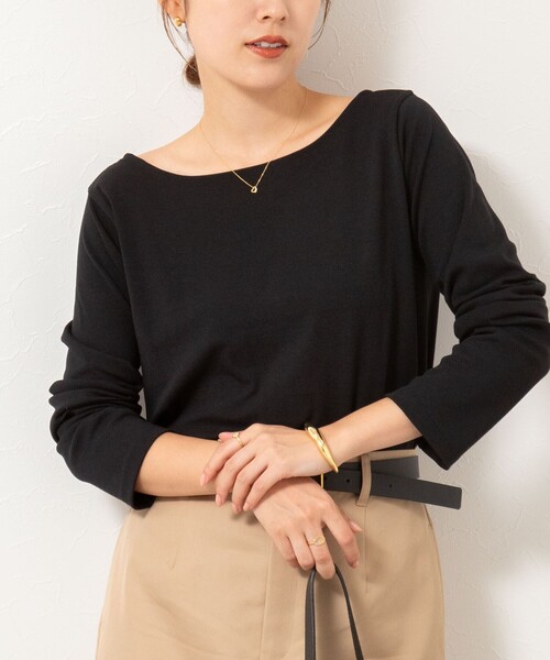 Rie Miller（リエミラー） tシャツ 2WAYロンT レディース : ZOZOTOWN