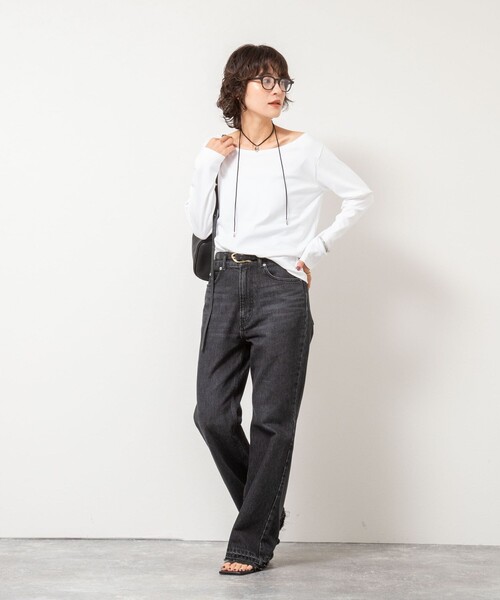 Rie Miller（リエミラー） tシャツ 2WAYロンT レディース : ZOZOTOWN