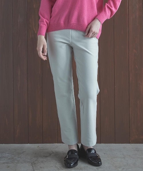 パンツ 裏起毛イージーパンツ レディース_2