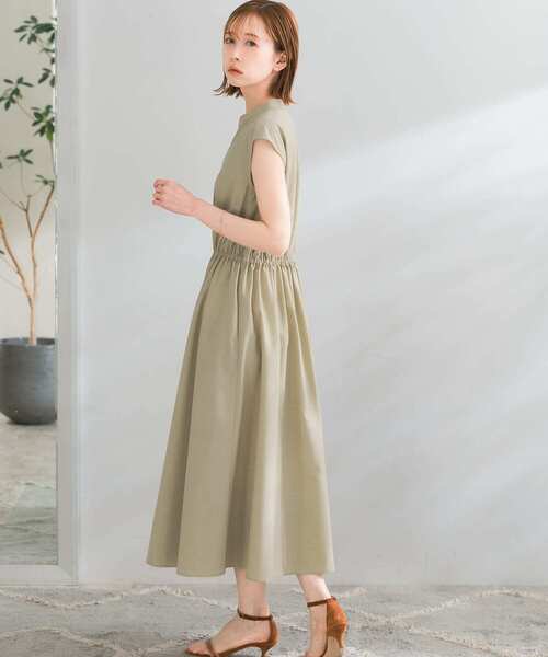 URBAN RESEARCH ROSSO WOMEN」 ノースリーブワンピース FREE ブルー