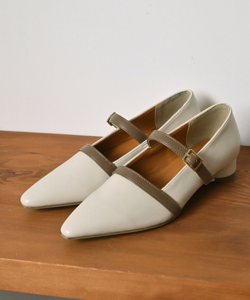 Au BANNISTER（オゥ バニスター） パンプス 「販売店舗限定」ツートン