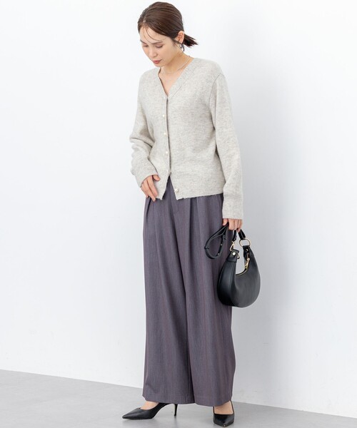 組曲（KUMIKYOKU） カーディガン スパンコールヤーン カーディガン